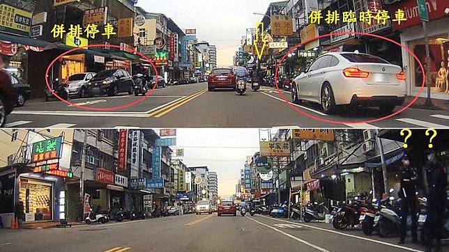 並排違停惹眾怒　當地人痛批「大里日常」