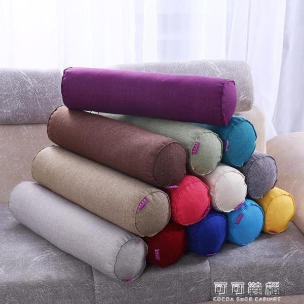 腰墊公主孕婦彩色大號圓柱形抱枕靠墊枕頭 透氣雙人長款兩用居家YJT 流行花園