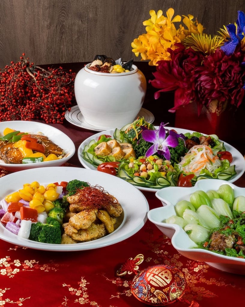 2023素食外帶年菜推薦！陽明春天、養心茶樓推異國風素食年菜，米其林認證年菜在這家