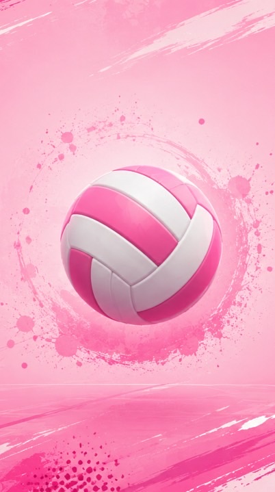 วอลเลย์บอลสีชมพู