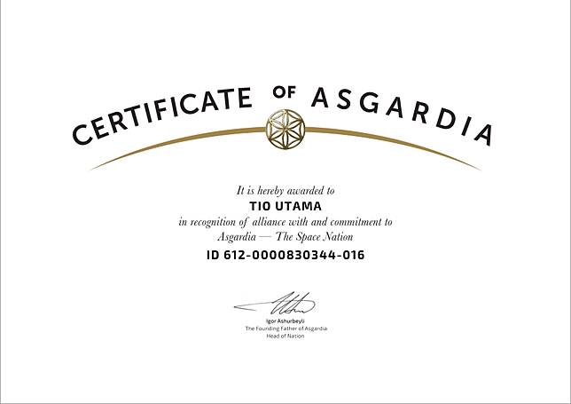 Cara Menjadi Warga Asgardia