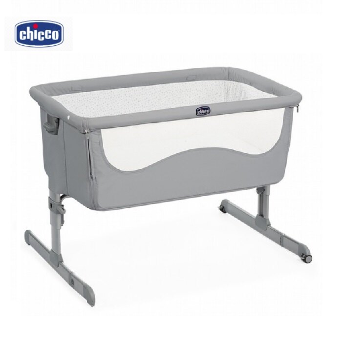 【品牌滿$499送牙膏15ml(1入)】義大利 Chicco Next 2 Me移動舒適床邊床-珍珠灰 _好窩生活節。嬰幼兒與孕婦人氣店家安琪兒婦嬰百貨的寢具用品、嬰兒床/遊戲床有最棒的商品。快到日本
