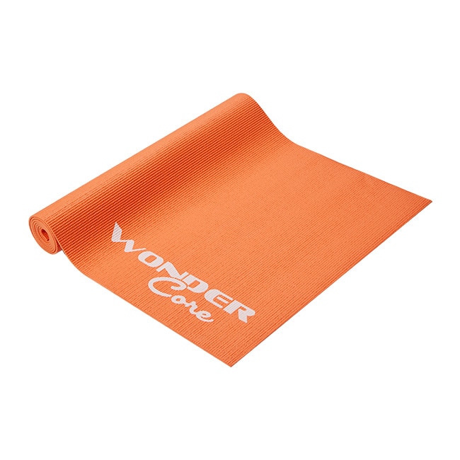 Wonder Core輕薄環保防滑瑜珈墊-(橘色/4mm)