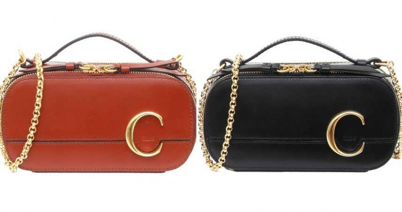 Chloé Chloé C'咖啡色、黑色相機包/各34,000元。(圖/品牌提供)