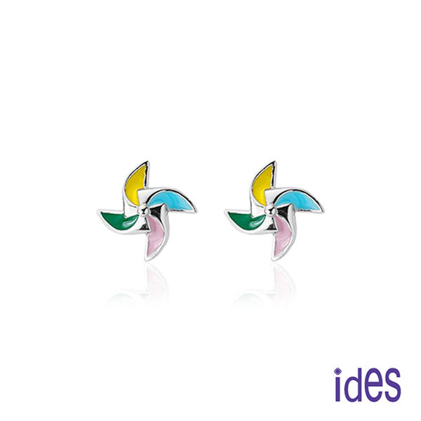 鍍14K金品質佳防氧化抗過敏 設計與眾不同送禮自戴首選 輕珠寶時尚展現自信美 繽紛風車小巧可愛好別緻