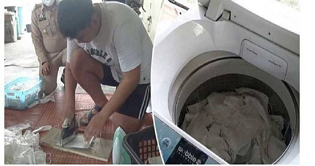 二手口罩洗完再燙　黑心回收場一天賣數千個