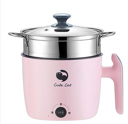 電鍋宿舍學生鍋寢室煮面鍋神器多功能迷你小鍋家用炒蒸煮一體火鍋