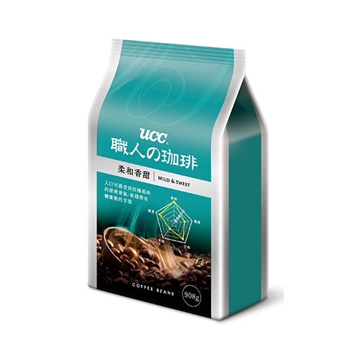 ◆ 中度烘焙，保留咖啡迷人清香 品名:柔和香甜咖啡豆908g : 營養標示 每一份量 : 150毫升 本包裝含 : 90.8份 每份 每100公克 熱量 : 4.8大卡3.2大卡 蛋白質 : 0.3公