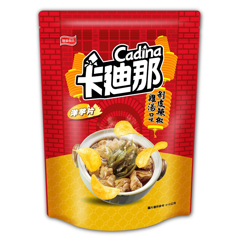 卡迪那洋芋片剝皮辣椒雞湯口味310g