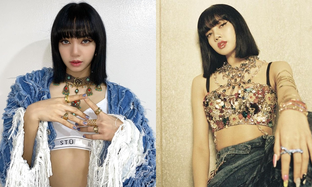 BLACKPINK Lisa經典髮型4：漫畫瀏海X短髮