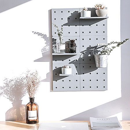 可多片自由組裝，強力黏膠，免釘免鑽。n下標為一個單片非一組，圖示僅供參考。