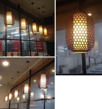 吊燈 竹編燈籠燈竹燈罩日式竹燈籠中式仿古茶樓餐廳火鍋店農家樂燈 - 巴拉巴拉