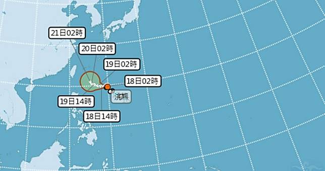「浣熊」颱風凌晨生成　明起6天北東轉有雨