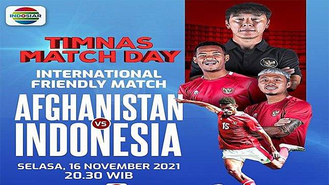 Streaming timnas vs afghanistan