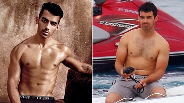 Joe Jonas跟兄弟船上開趴！網友驚呼：是幸福肥嗎？～那鮪魚肚！