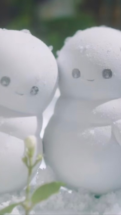 大小雪人の家