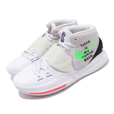 品牌: NIKE 型號: BQ4631-005 Kyrie 6 EP 避震 包覆 明星款 夜光 球鞋 白 綠