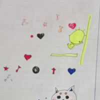 聊天說：笑。