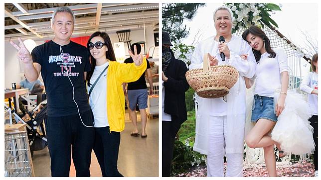 林瑞陽和張庭夫妻，近年來已經鮮少出現在螢光幕前，專心經營事業。(圖／翻攝自張庭微博)