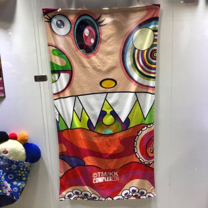 BEETLE 現貨 MURAKAMI TAKASHI 村上隆 COMPLEXCON 限定 章魚 長方形 浴巾