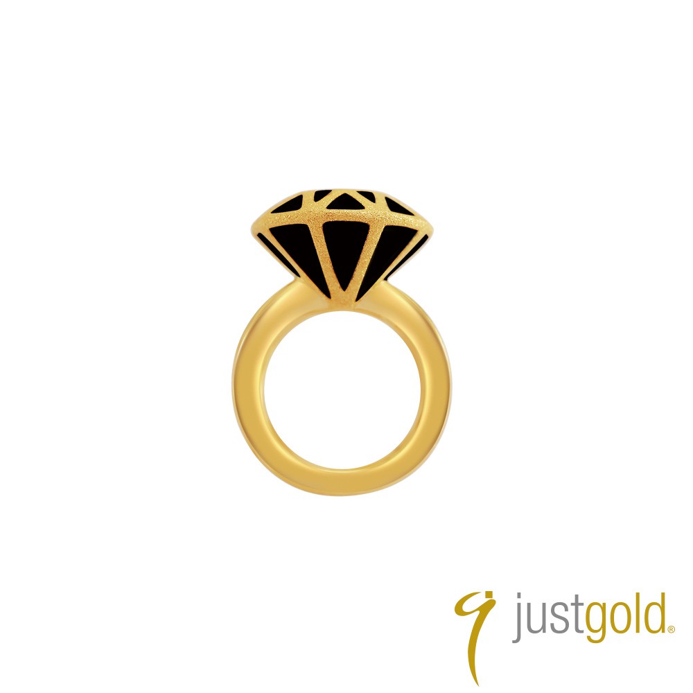 ●玩味十足的時裝創意飾品●999純金X釉彩質感獨一無二●本商品為單耳耳環●黃金總重：約0.43錢(誤差±0.03錢)●商品尺寸：寬約1.3cm，高約1.2cm。 ●商品包裝配件：品牌精美首飾盒、商品提