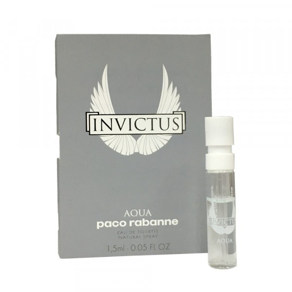 Paco Rabanne Invictus勇者AQUA男性淡香水1.5ML噴式針管