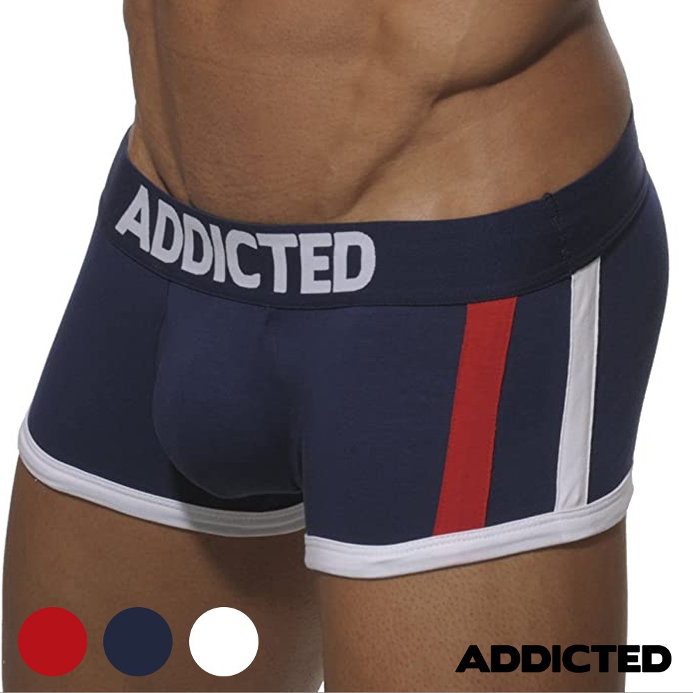 【ADDICTED】來自西班牙男仕內褲品牌「ADDICTED」，於2009年在巴塞隆納成立，致力於男裝設計，是男性時尚領域的典範品牌。在極短的時間內，品牌快速擴張並受各界矚目，另一旗下品牌「ES Co