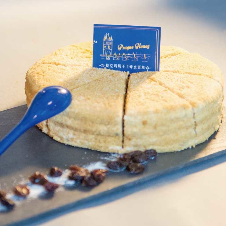 【捷克媽媽手工蜂蜜蛋糕】萊姆葡萄蜂蜜千層蛋糕