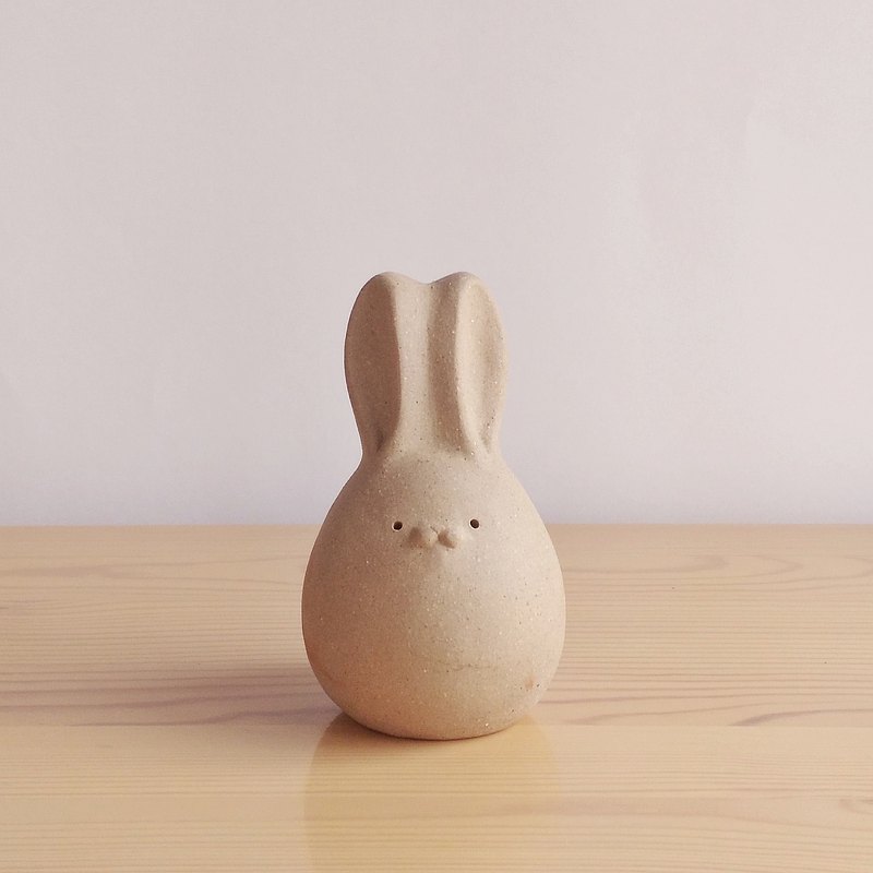 用土做的兔子