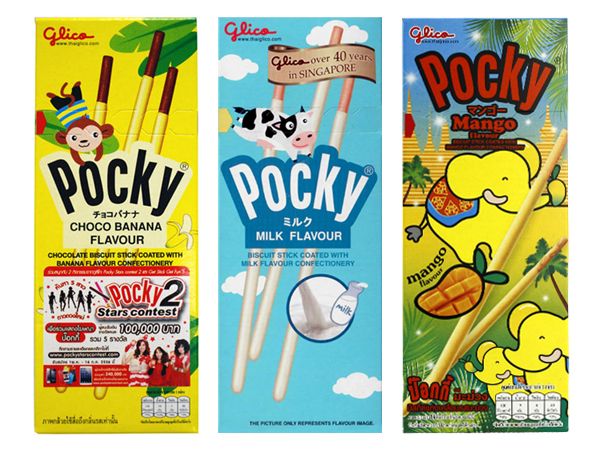 江崎 Glico 固力果~ POCKY 牛奶棒/香蕉巧克力棒/芒果棒(25g)【D010274】，還有更多的日韓美妝、海外保養品、零食都在小三美日，現在購買立即出貨給您。