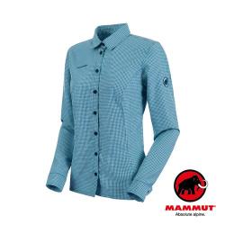 Mammut 長毛象 Aada Longsleeve Shirt Women 休閒長袖襯衫 女款 自在藍 #1015-00190