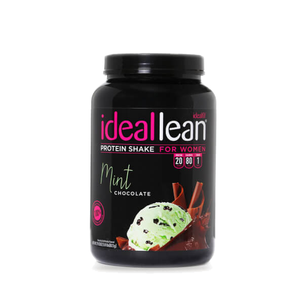 *贈搖搖杯 [美國 Idealfit] 黃金比例運動乳清高蛋白 - 薄荷巧克力(1.79磅/810公克)