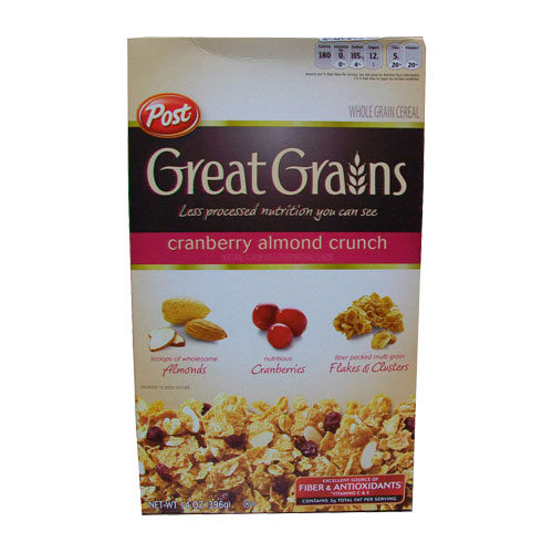 POST小紅莓杏仁脆麥果14oz/盒【愛買】