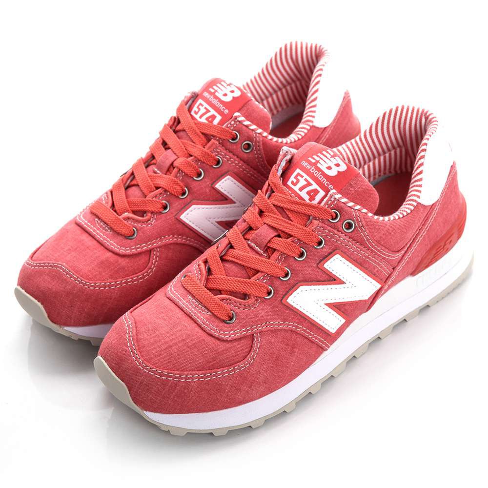 NEW BALANCE-TIER 3 女復古鞋 WL574CHE-B-紅