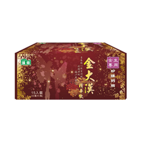 金大漢 精華飲 女生 55mlx15瓶入【德芳保健藥妝】