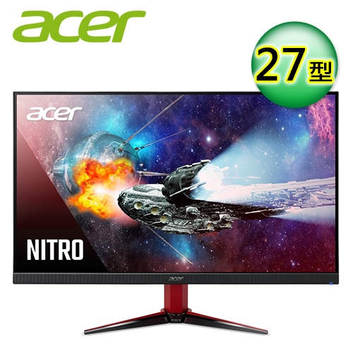 2K高解析/FreeSync/HDR認證品名 / 規格：【Acer 宏碁】27型 Nitro 2K 廣視角電競螢幕(VG271U P) 【贈USB隨身燈】特色：Display HDR 400 認證特色