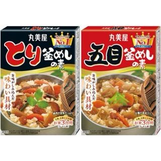 丸美屋 とり釜めしの素/五目釜めしの素