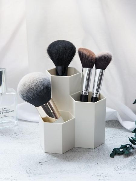 化妝刷收納筒美妝刷子桶整理盒化妝品收納盒女眉筆刷具美妝蛋收納