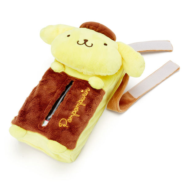 【震撼精品百貨】Pom Pom Purin 布丁狗~布丁狗車用面紙套-黃色