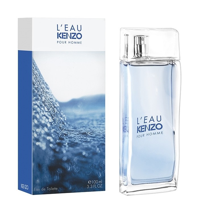 KENZO L'EAU PAR KENZO Pour Homme風之戀充滿生氣和令人振作的水，他泛起的淡淡漣漪化成了波浪狀的瓶身和包裝盒子，以及全新的視覺形象！清新的柑橘調，充滿生機的日本檸檬、清新的