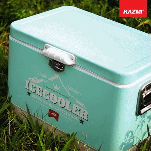 KAZMI 不鏽鋼行動冰箱-薄荷綠(51L)【愛買】