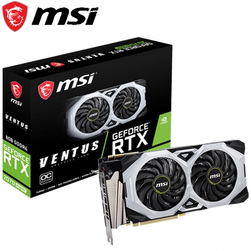 ●顯示晶片 ：NVIDIA® GeForce® RTX 2070 SUPER●記憶體 ：8GB GDDR6●Cores ：2560 Units●記憶體介面：256-bit●輸出端子 ：3x DP / 