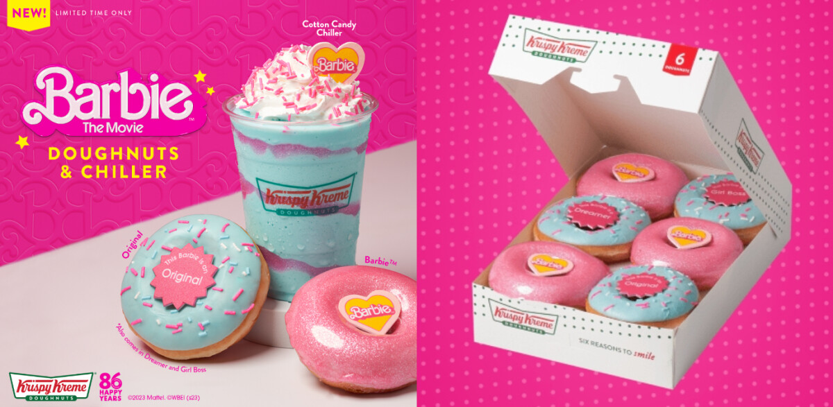 這些芭比聯名食物超吸睛！甜甜圈、冰淇淋滿足甜點控，粉色漢堡套餐超夢幻