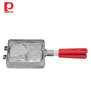 【日本珍珠金屬】鯛魚燒不沾雙面烤盤-銀灰色。人氣店家Nicegoods 生活好東西的餐廚家政、鍋壺廚具有最棒的商品。快到日本NO.1的Rakuten樂天市場的安全環境中盡情網路購物，使用樂天信用卡選購