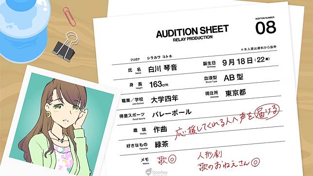 聲優活動指導手機遊戲 Baton Relay 展開事前登錄活動預定於2020年