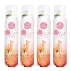 【Fay Jardin】嫩白防曬氣壓噴霧SPF50+★★-4入(蜜桃)