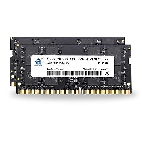 Adamanta 32GB（2x16GB）記憶體升級 2019 Apple iMac 27吋