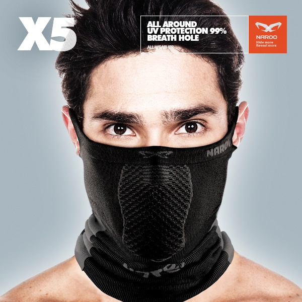 NAROO 面膜X5多功能運動面膜/超薄適合設計/ 99％防紫外線面膜