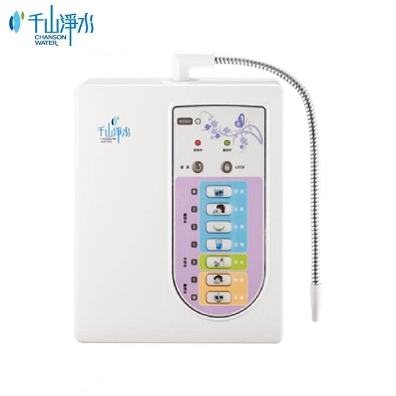免拆機不漏水商品規格◆型號:PL-B202 ◆品名:千山桌上型電解離子整水器◆尺寸:寬22.8 x 高28 x 深12(cm)◆重量:4.63kg◆功率:3w~150w ◆運作水壓 8~70PSI (