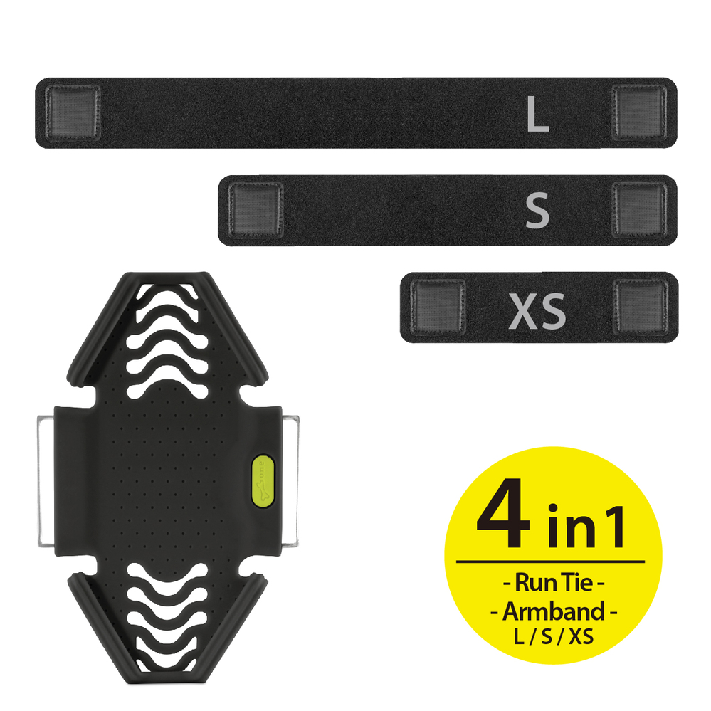 * XS號-適用臂圍18-25 cm, S 適用臂圍 20~30cm，L 適用臂圍 25~42cm * 。彈性矽膠綁繩，可適用 4 到 6.5 吋螢幕。造型輕巧簡約，手機快拆使用方便。慢跑時，也能即時